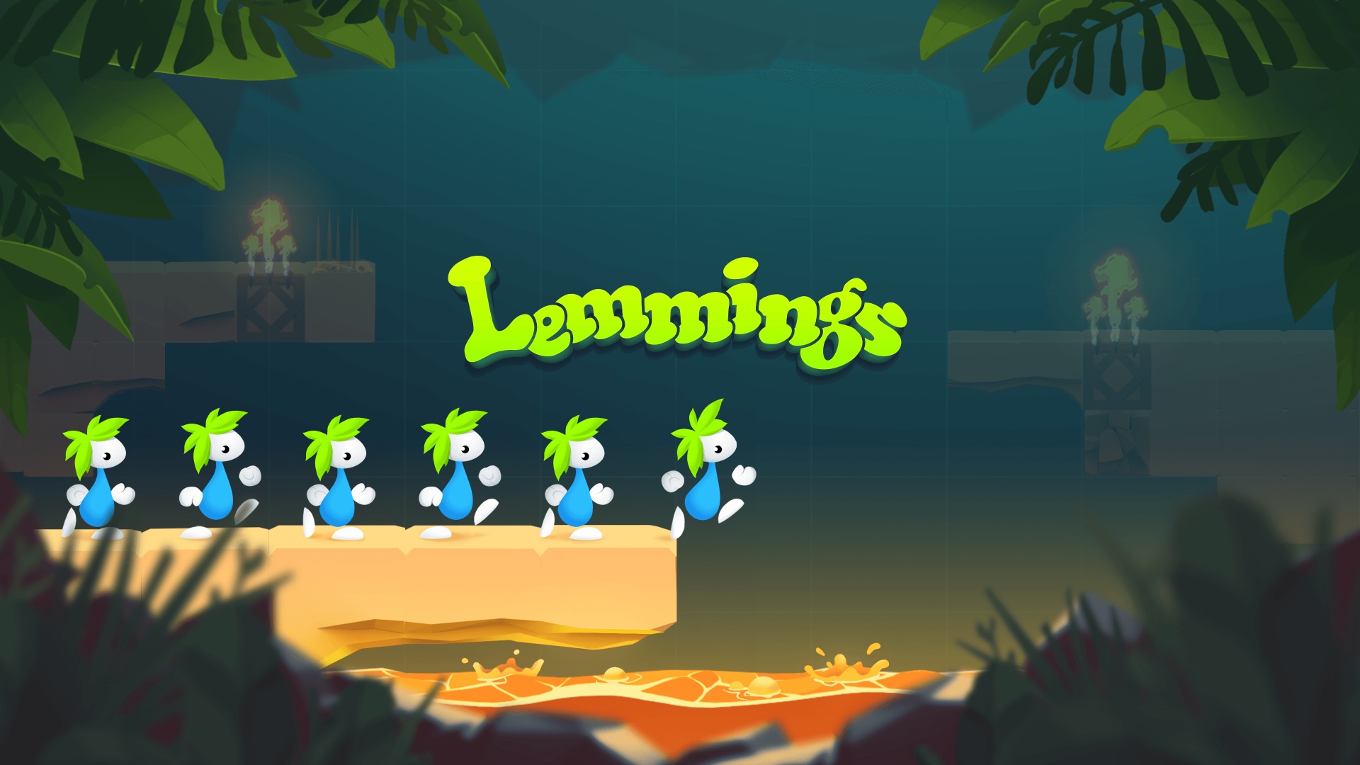Lemmings title artwork thumbnail.